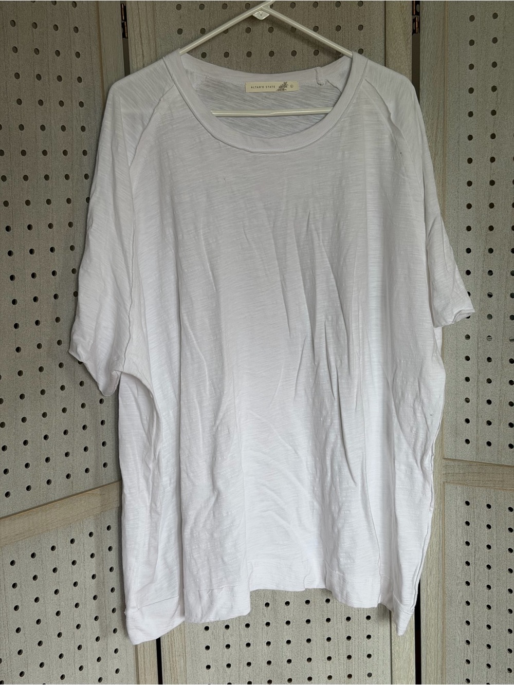 Altar'd State White Oversized Tee